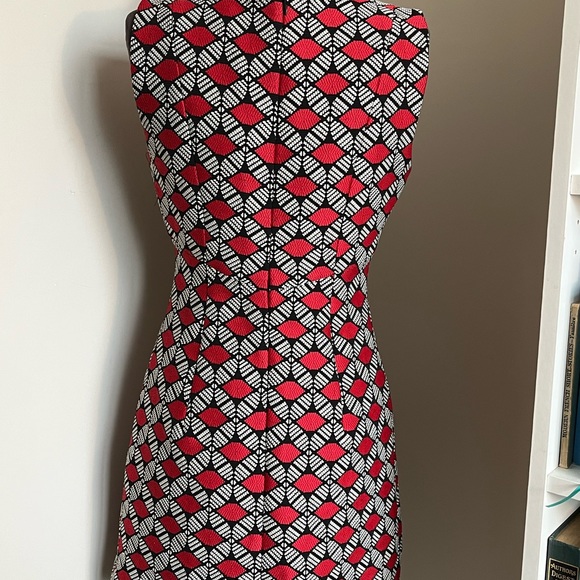 MILLY Mini Dress in Textured Fabric - Picture 3 of 10